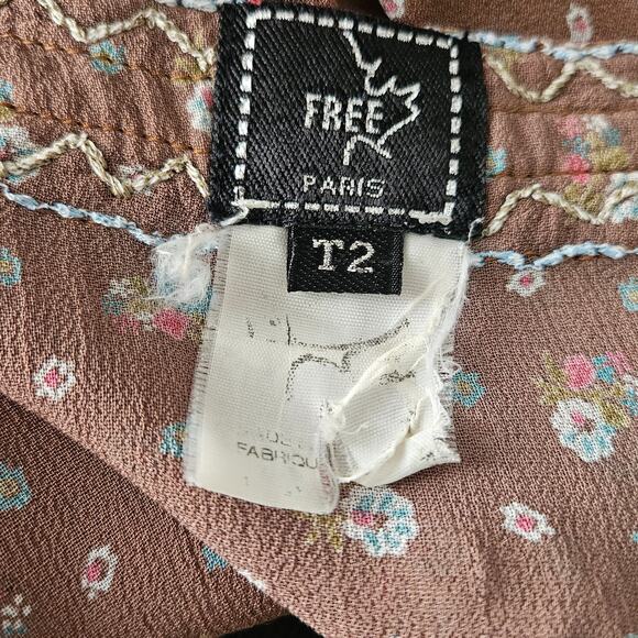 Free Paris Sheer Maxi Dress Size 2 - Picture 3 of 4